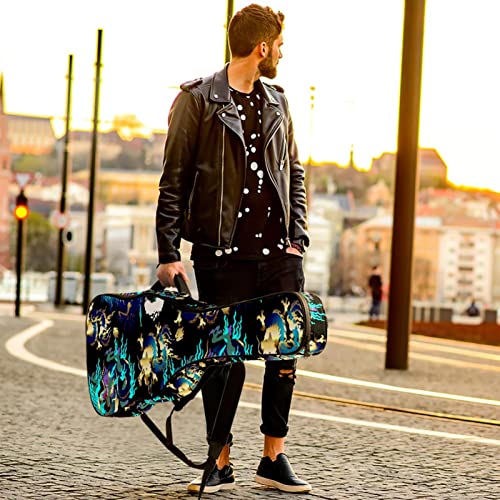 Housse de transport étanche pour guitare avec bandoulière réglable Motif floral, Multicolore 09, 42.9×16.9×4.7 in… - Les Beatles, Paul McCartney, John Lennon, RIngo Starr, George Harrison Housse de transport étanche pour guitare avec bandoulière réglable Motif floral, Multicolore 09, 42.9x16.9x4.7 in… – Image 7