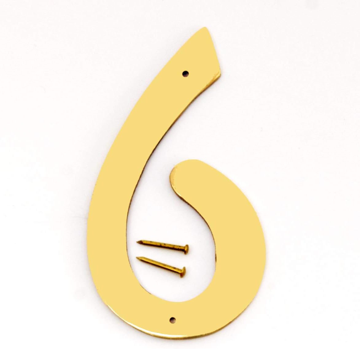 HY-KO Products BK-40/5 Metal House Number 5 (Five), 4" High, Black