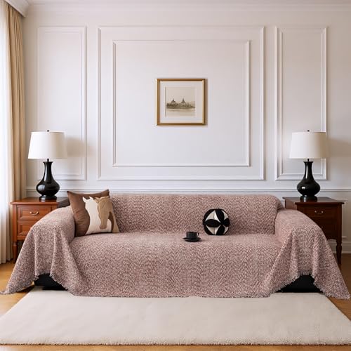 Design elegante e versatile: la lussuosa texture in velluto, arricchita da delicate frange decorative, completa qualsiasi stile di arredamento. Usalo come sciarpa protettiva, coperta, copriletto o pratica