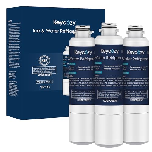 Refrigerator Water Filter Replacement for Samsung Water Filter DA29-00020B HAF-CIN RS25J500DSR RF28HMEDBSR HAF-CIN/EXP RF4287HARS RF28HFEDBSR K007 3 Pack
