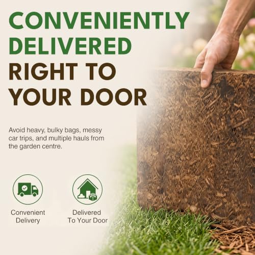PlantBest Coco Mulch Compressed Block 9.1 lb – Expands to 64 Quarts and Up to 17.5 Sq. Feet, Organic Coconut Mulch for Landscaping, Garden Beds, Trees, Plants & Weed Control by PlantBest - Image 7