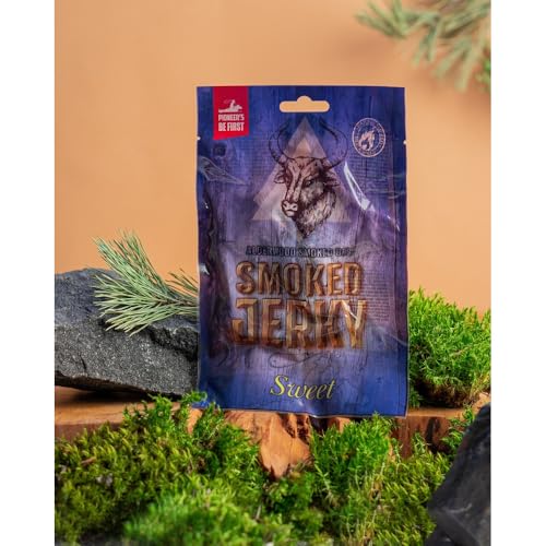 Beef, Chicken & Pork Jerky Welcome Set - Trockenfleisch Protein Snack - Hochwertiges Rindfleisch, Hühnerfleisch, Schweinefleisch - Würzig, süßer & pikanter Knabberartikel - 6 x 2 x 50 g