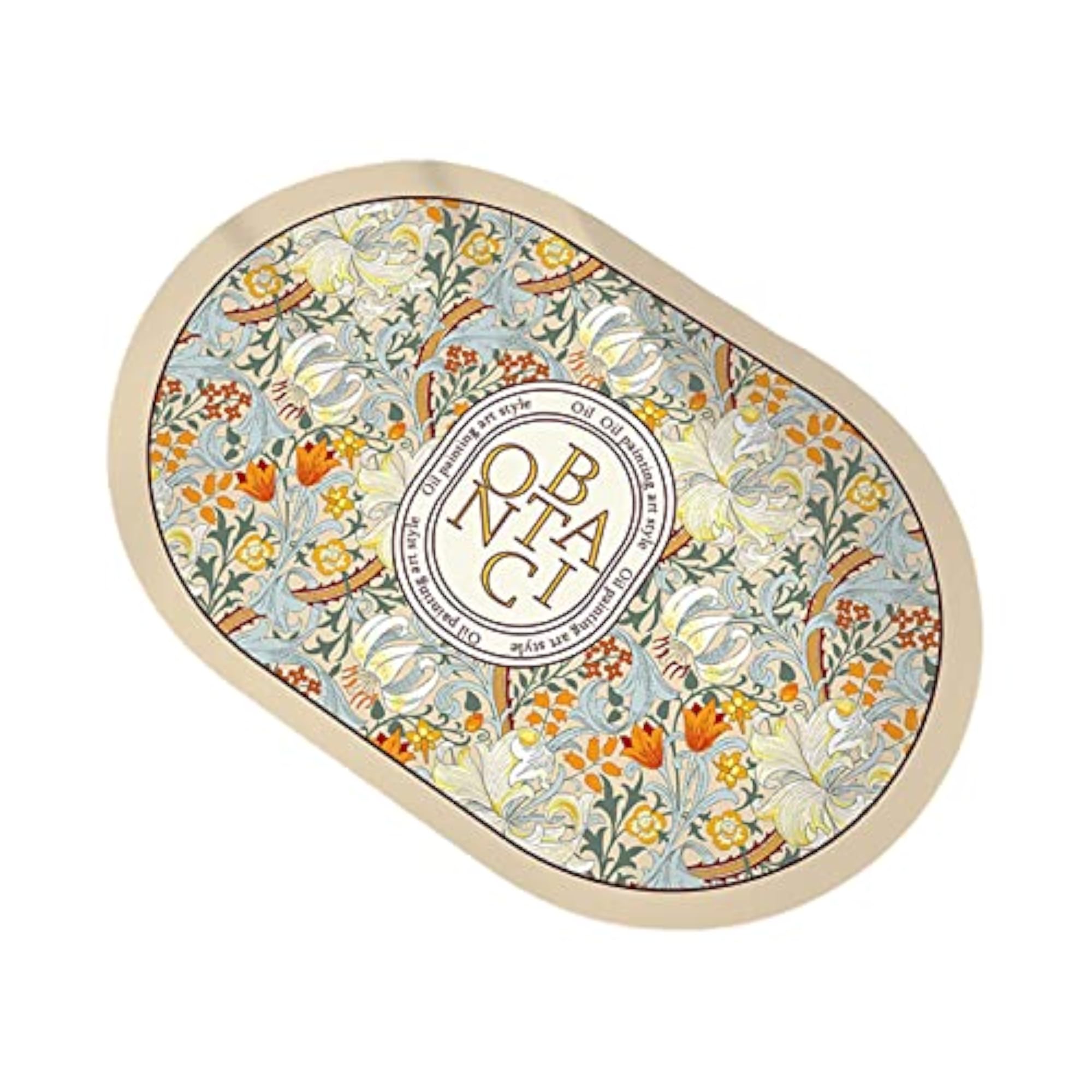 Durable Non Slip Oval Bath Mat for Shower