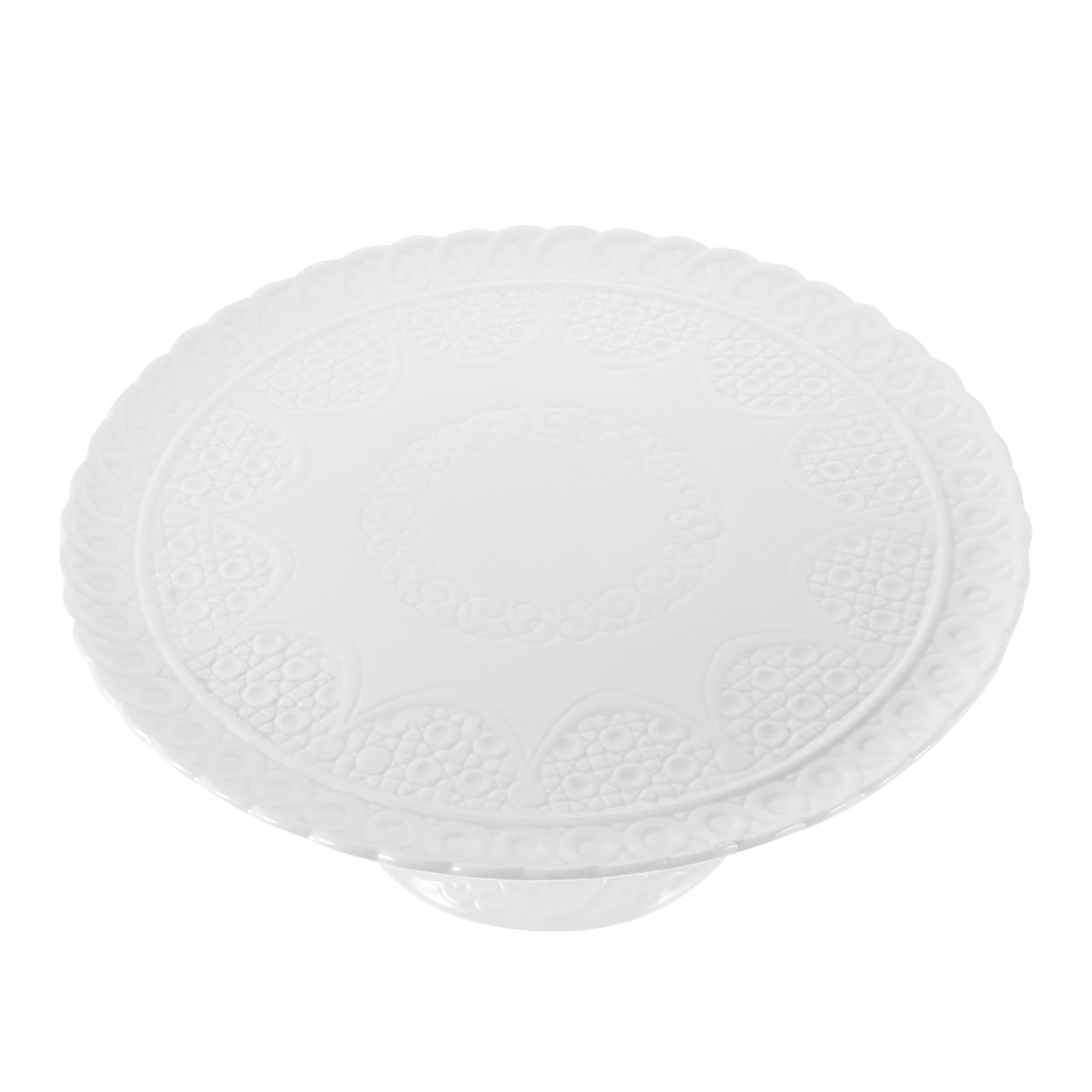 Expositor de Tartas de Cerámica Base Alta para Postres