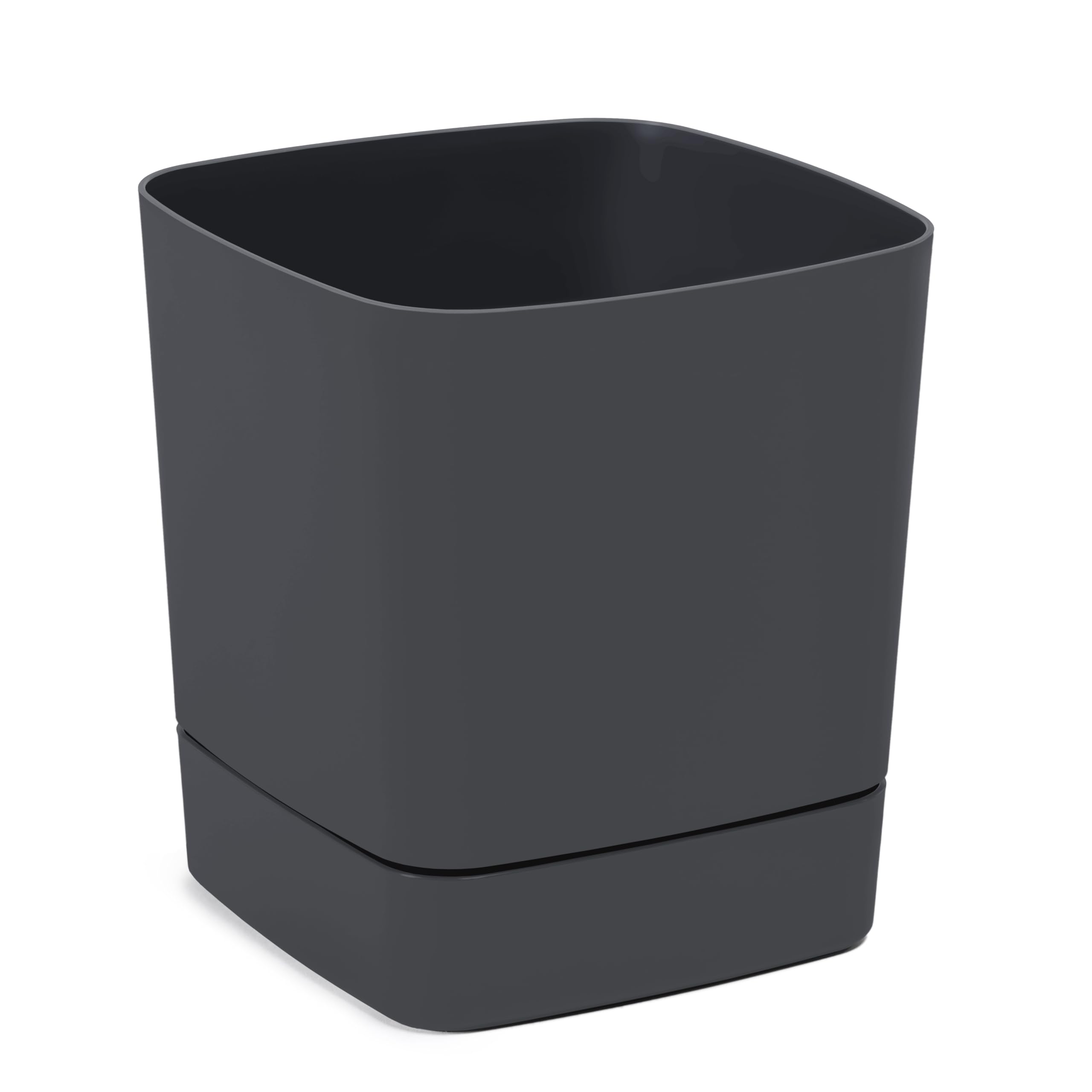 Pot de fleurs carré 38 L EDA Toscane pour éviter le dessèchement des plantes