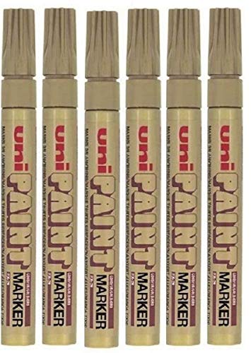 Marqueur peinture à l'huile or PX-20 Uni pour décorer vos objets en bois et verre extérieurs