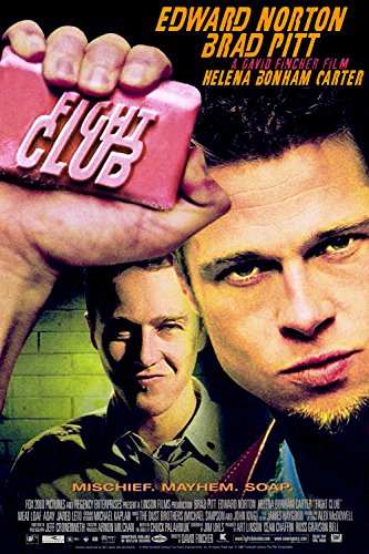 JIONK Fight Club Movie Poster Print 24X36 Inch (Style...