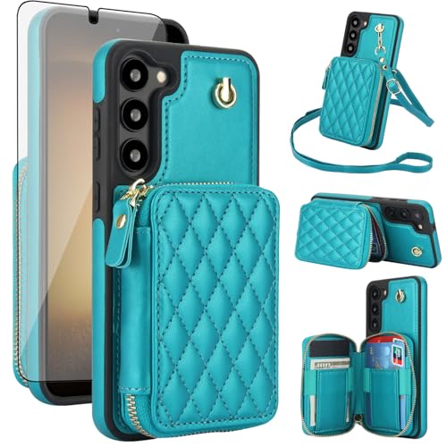 Coque Samsung S23+ anti-choc et anti-piratage : étui avec verre trempé et RFID