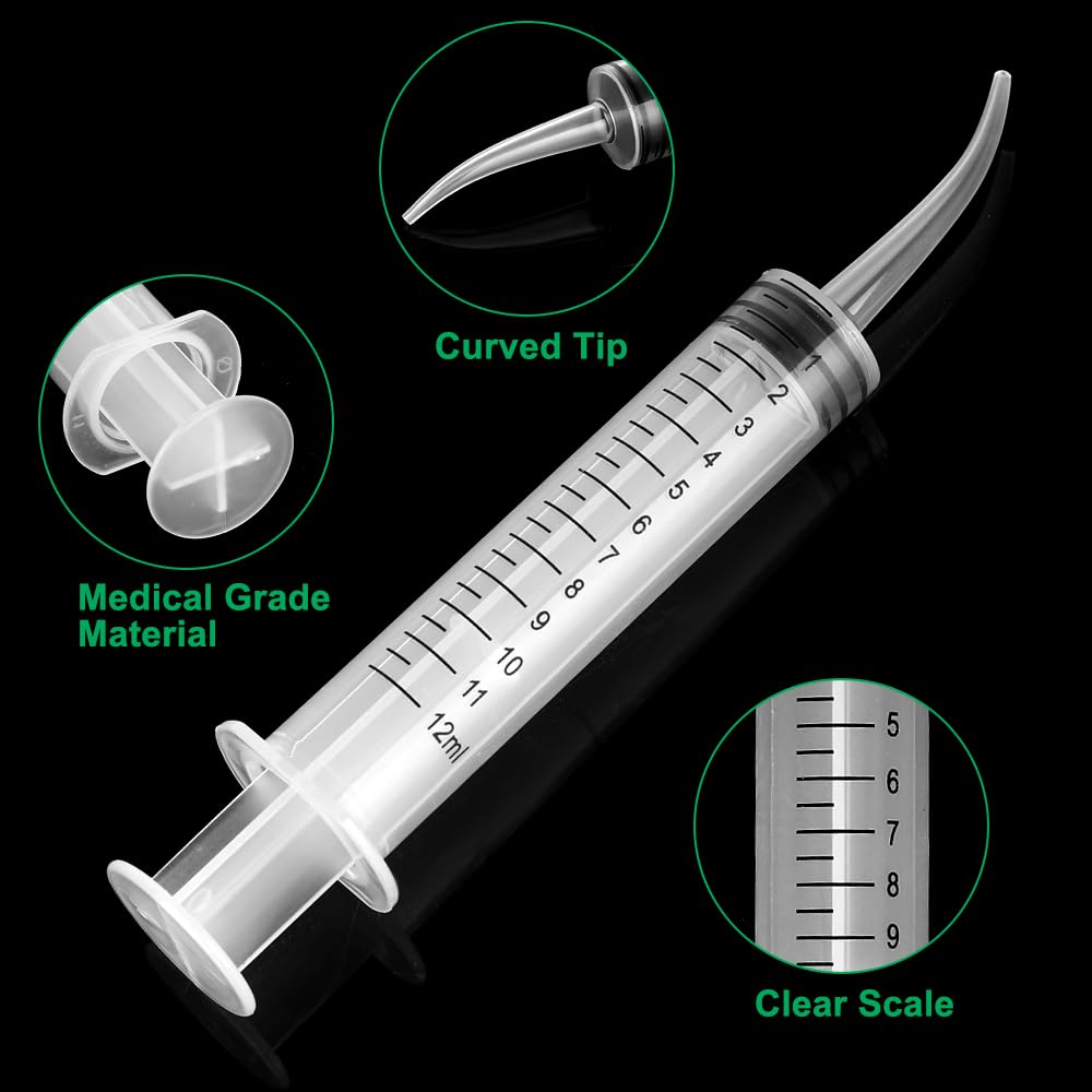 歯科用　注射　侵麻用注射筒　5本セット 美品 Amazon.co.jp: 使い捨て12ml歯科用注射器12個パック、先端が湾曲