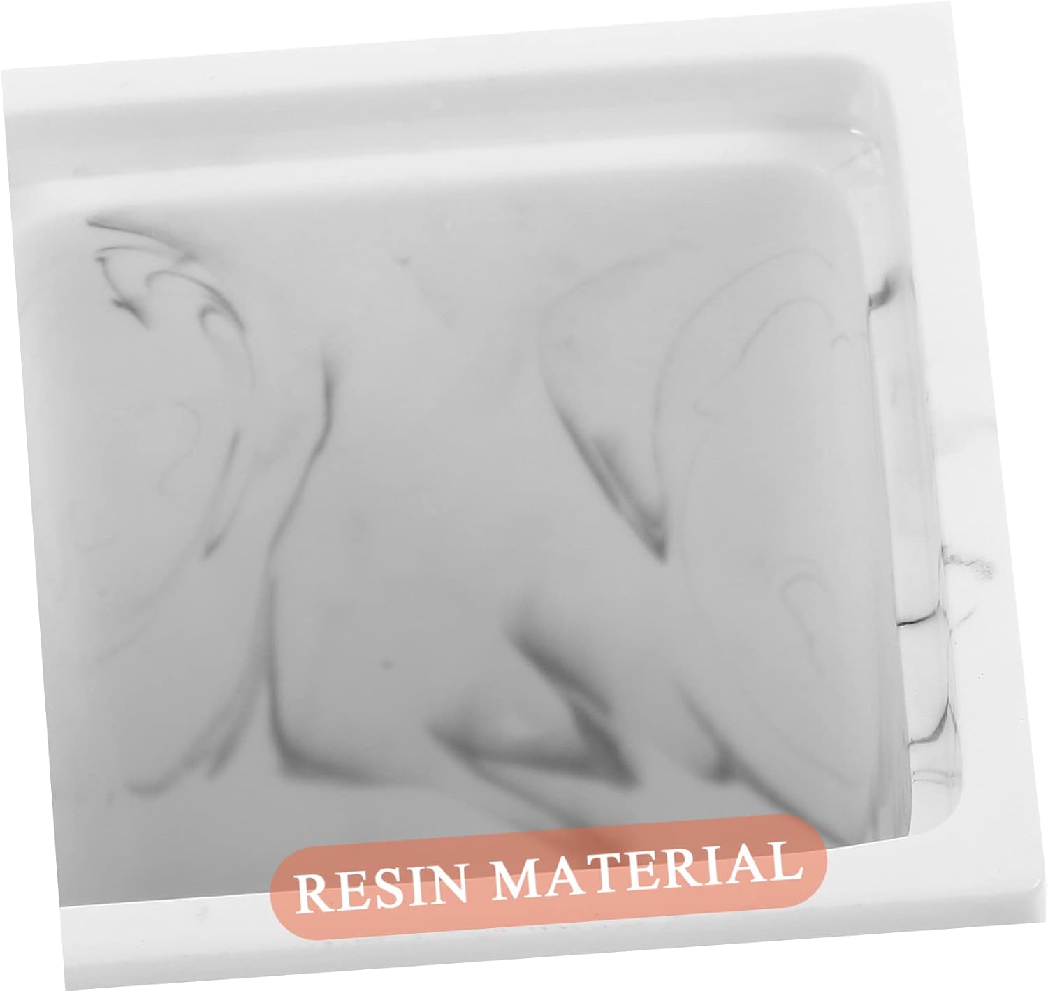 Marble Pattern Cotton Swab Box Holder for Bathroom Organizer Lid Sturdy Portable Storage for Travel Jewelry Holders Toothpick Organizer