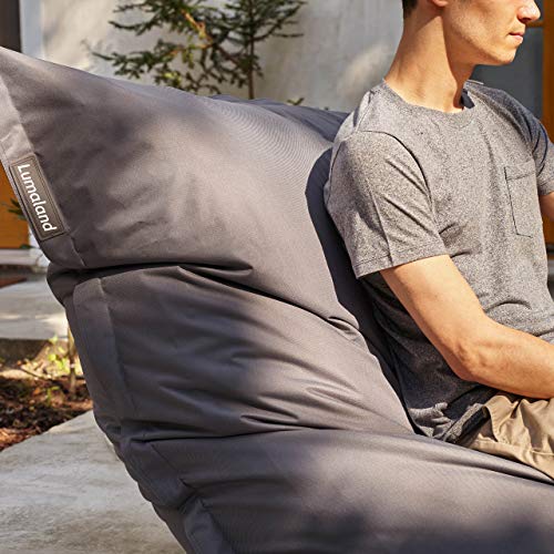 Lumaland Riesen-Sitzsack XXL 140x180 cm | Wasserfestes Indoor & Outdoor Liegekissen mit über 3 Mio. anpassungsfähigen… – Bild 5