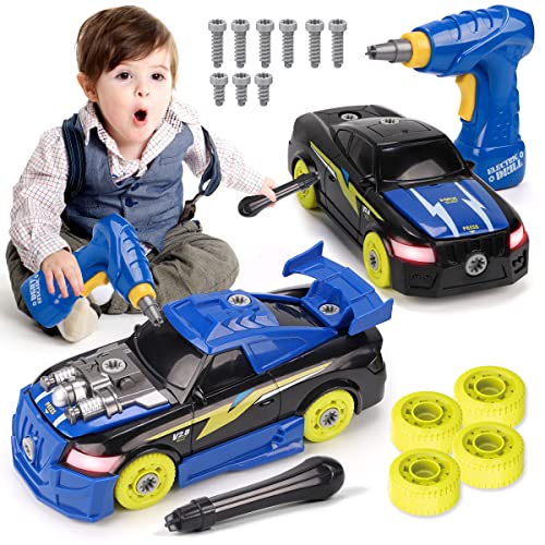 REMOKING 3-in-1 Auto Spielzeug für Kinder ab 3 Jahren, Transform...