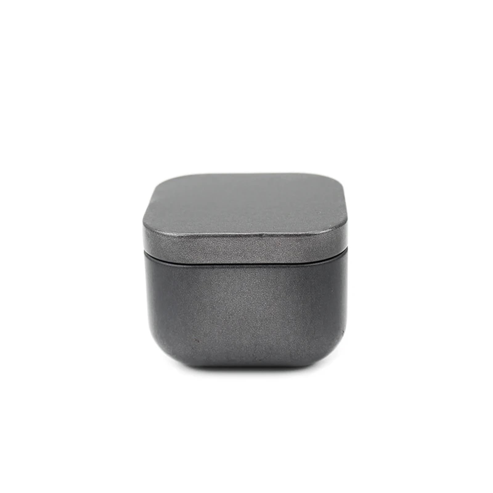 Gwyzax Metal Tin Box with Lids 50ml Empty Square Candle Jars with Lids 12/24pcs Metal Tin Containers for Storage