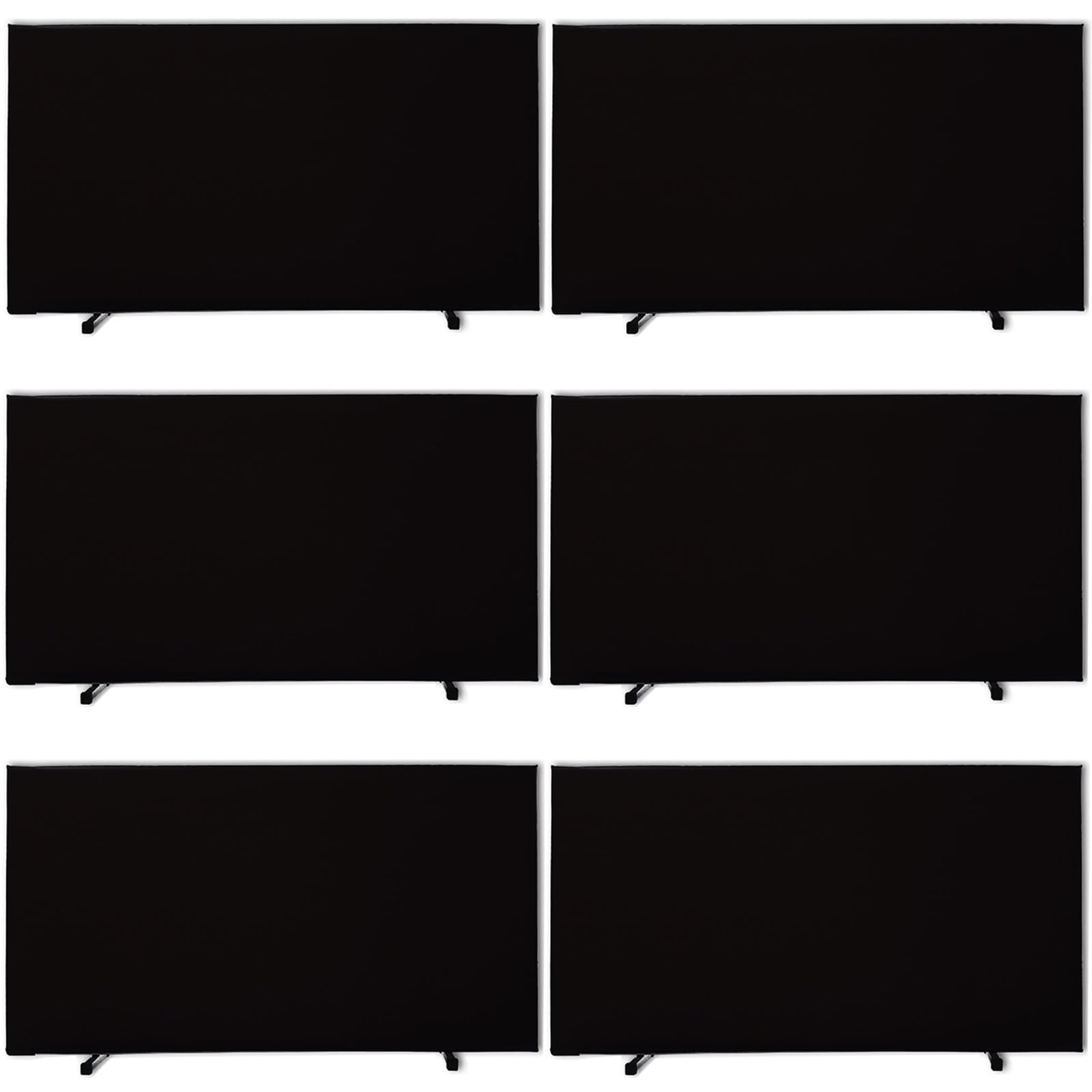 AMUFJJ 420D Oxford Cloth Ping Pong Court Surround Barrier 1 2 3 4 5 6 Pack, Competition/Training Table Tennis Barrier Baffle & Field Fence Surround Block(6 pack)