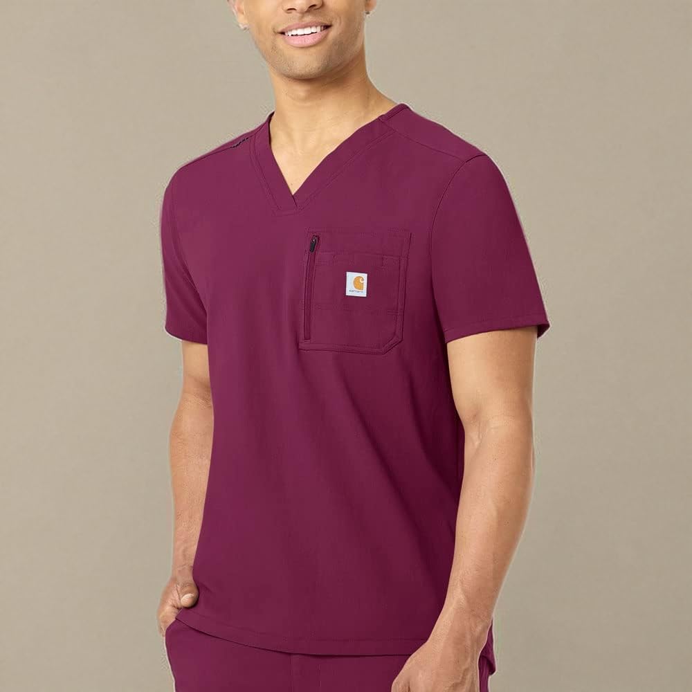 Carhartt Carhartt Medical Haut Médical pour Homme Coupe Moderne Chemise de Brosse médicale Homme (Lot de 1)