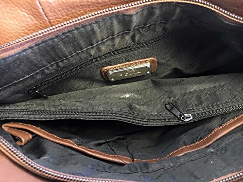 Roma Leathers Leather Locking Concealment Purse - CCW Concealed Carry Gun Shoulder Bag (Brown)4