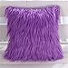 Sevenshop Home Pluszowa poszewka na poduszkę w kolorze pełnokolorowym poduszka - liliowa - 43 * 43 cm et sans Noyau