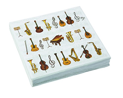 Tovaglioli di carta - Orchestra - 33 x 33 cm