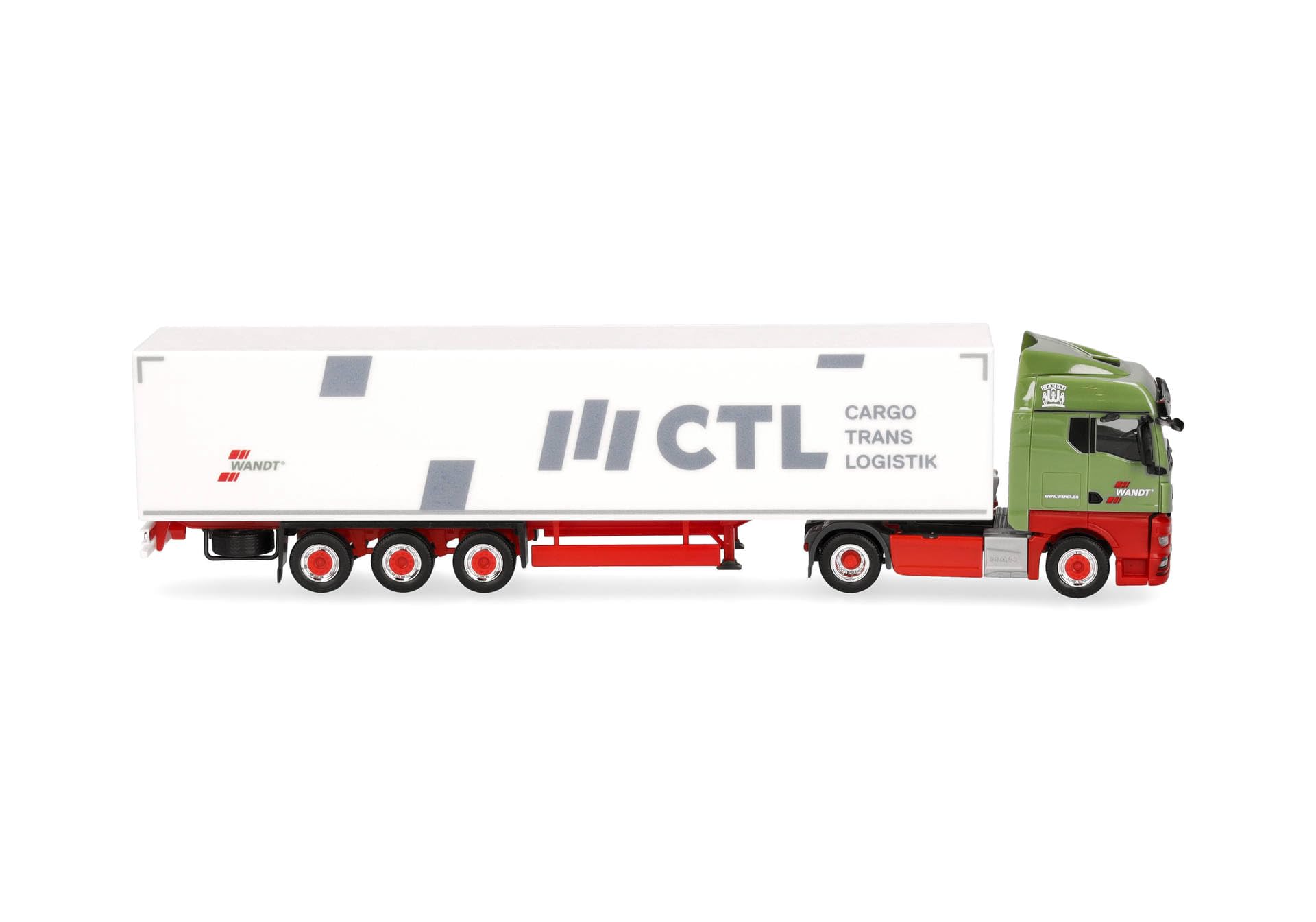 Herpa 321341 | MAN TGX GM Koffer-Sattelzug | Wandt/CTL | 1:87 | Miniaturmodell