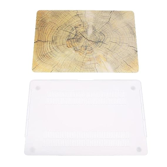 Meri Shopp PVC Hard Shell Case Wood Grain Shape for Apple MacBook Retina 15inch