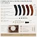 Imagen de diloy Correa reloj cuero diseño cocodrilo redondo P209 Rojo 18mm