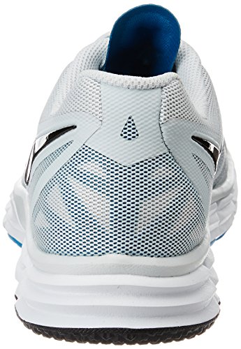 Image of Nike Men's Dual Fusion TR 6 Pure Platinum,Black,Light Black Lacquor,Light Blue Outdoor Multisport Training Shoes -9 UK /India (44 EU)(10 US)
