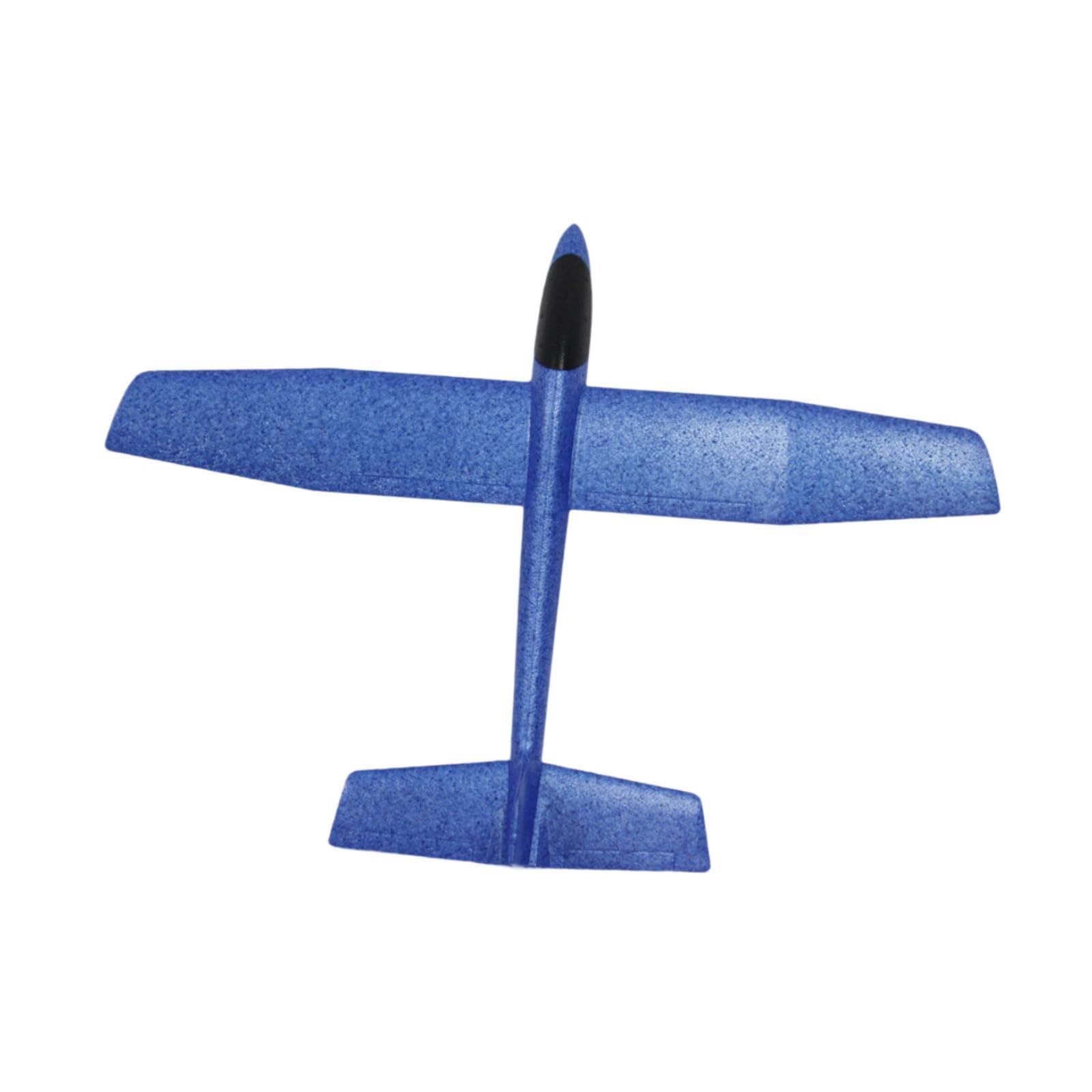 Planeador de Juguete, Avión de Espuma de Lanzamiento Manual, Modificable, Aerodinámico, Fácil de Usar, Materiales, Adecuado para Juegos Infa, Azul