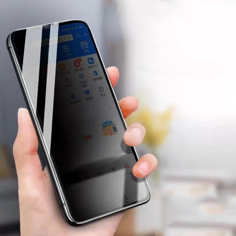 Image of MOBIKTC Compatible with Xiaomi Redmi Note 13 5G Privacy Screen Protector Anti Spy Private Tempered Glass Anti-Scratch Case Friendly [Black]
