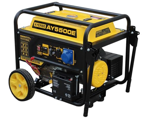 Generador gasolina 5500 W con motor Kiotsu OHV Stage V arranque eléctrico y AVR cobre