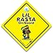 iwantthatsign.com Petit Rasta, Lil Rasta on Board Autocollant Voiture, Panneau De bébé, Signe BébéÀ Bord, à Décalque, Sticker, Reggae Rastafarien à Bord