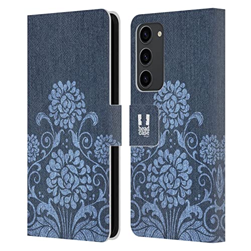 Étui Galaxy S23+ floral denim idéal pour vos sorties et voyages quotidiens