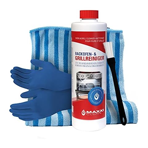 Maxxi Clean Backofenreiniger 500-ml Gel Paste inkl. Backofen- und Grillreiniger Pinsel Cover