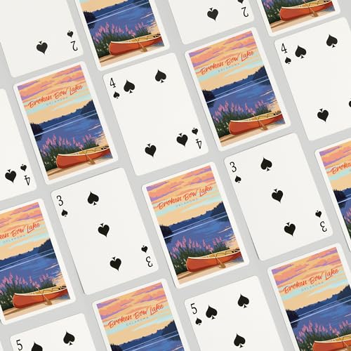 Baraja de Póker Broken Bow Lake, Oklahoma, 52 cartas miniatura 4