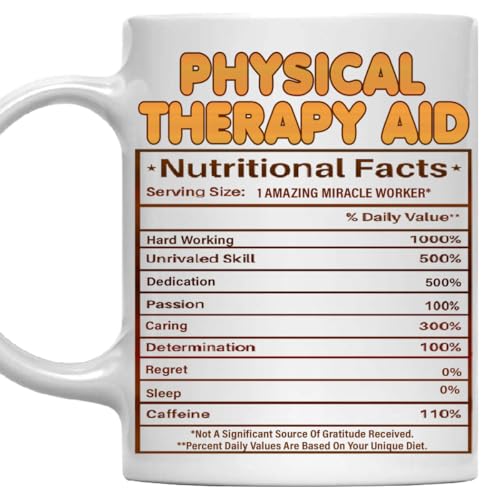 MONIZILUCKY Physical Therapy Aid Mug - Gift For Physical Therapy Aid - 11oz White Ceramic Coffee Mug for Office, Coworkers, Retired, Retirement, Birthday, Thanksgiving, Christmas - Image 3