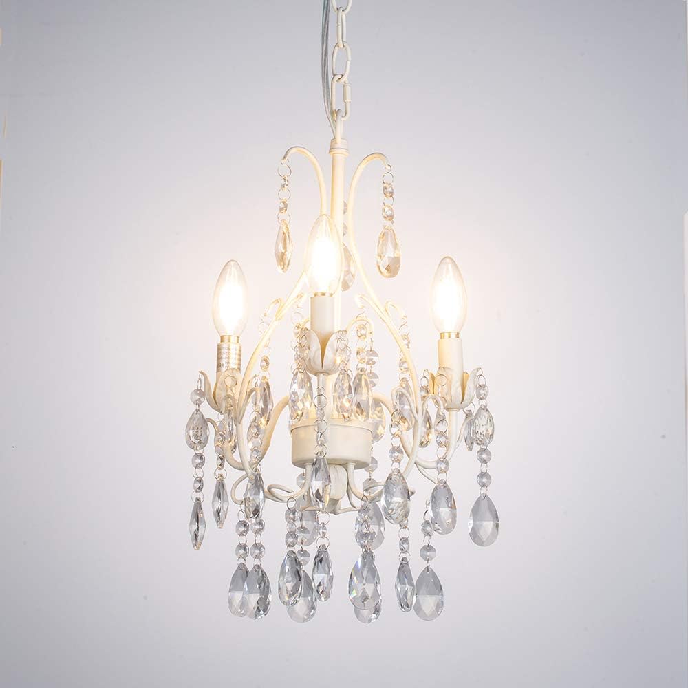🔥 Cashback up to 70% White Modern Crystal Glass Mini Chandelier Pendant Ceiling Lighting Fixture 3 Lights Flash Deals - 70% OFF White Modern Crystal Glass Mini Chandelier Pendant Ceiling Lighting Fixture 3 Lights