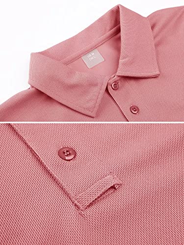 Magcomsen Men's Tactical Polo Shirt - Short Sleeve, Golf, Athletic, Military, Solid Jersey #TOP1