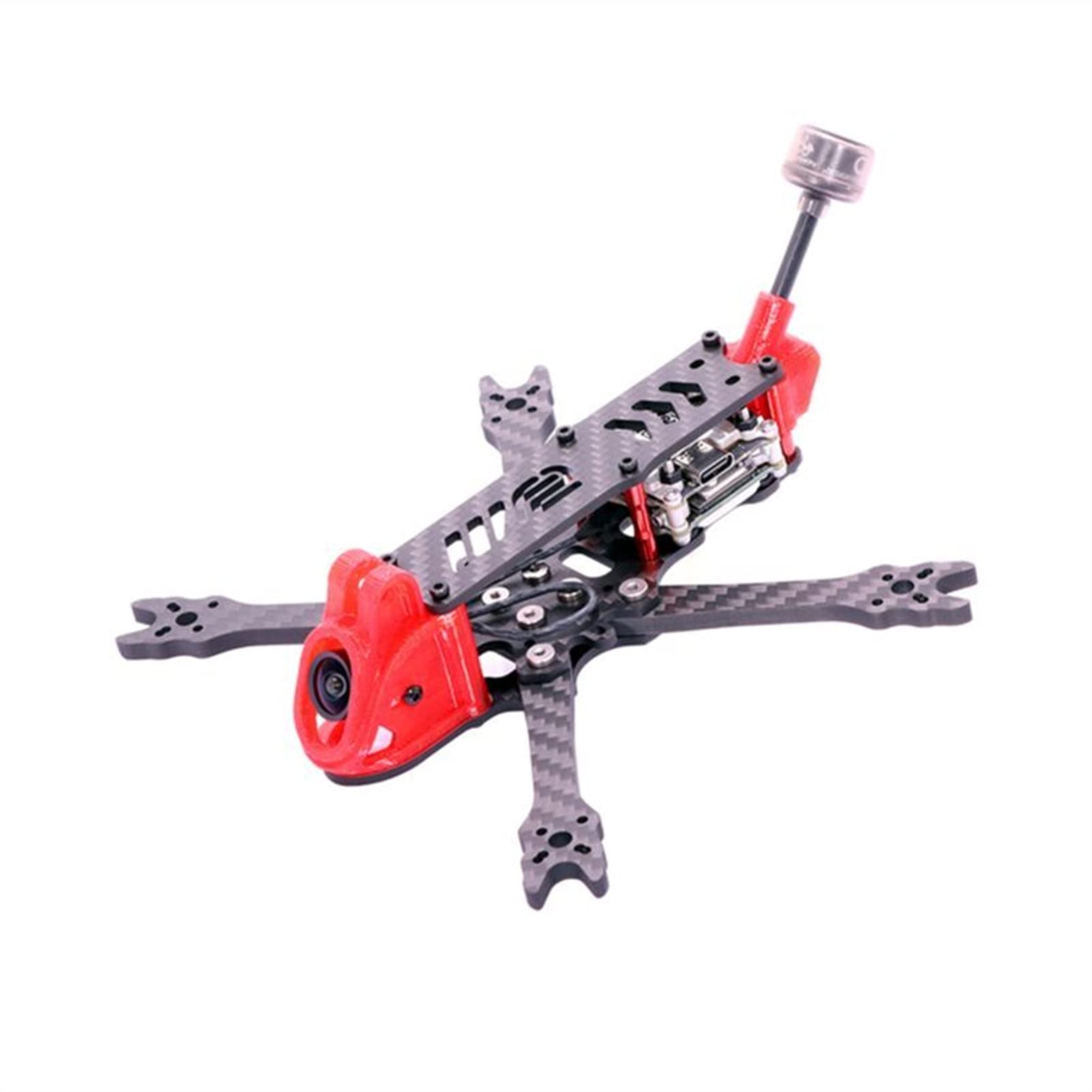 dla AlfaRC Mikro 140mm 3 cale 175mm 4 cale Zestaw ramek FPV Wsparcie dla CADDX Vista 1106 1204 1306 1408 1507 Silnik bezszczotkowy do FPV Racing Drone Quadcopter Rack Akcesoria Części