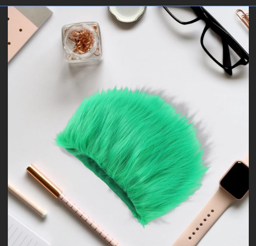 Image of Green Wigs for Funny Men Silly Crazy Wig for Christmas Costume Cosplay and Party