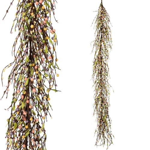Quixem 60' Pip Berry Garland - Artificial Spring...