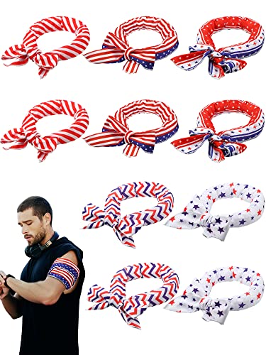 Image of Janmercy 10 Pcs Cooling Neck Wraps Ice Bandanas