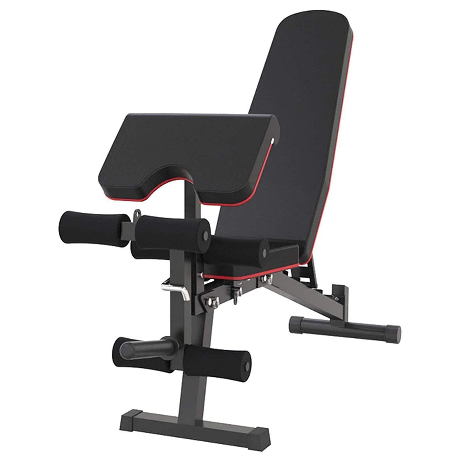Ławka do ćwiczeń, ławki fitness Ławka do ćwiczeń Domowy regulowany stołek do hantli Ławka fitness Domowe przysiady Deska do ćwiczeń całego ciała i ćwiczeń w domowej siłowni