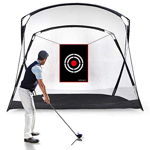 GALILEO Golf Hitting Net 9.3'(L) x5.3’(W) x6.5’(H) Driving Range Golf Practice Nets