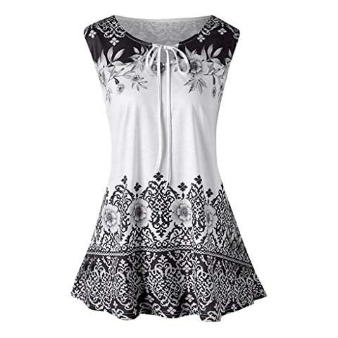 Lazzboy Boho Ethnic Flower Print Tunic Cover