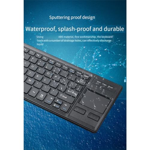 Clavier filaire USB 80 touches compact mini périphérique informatique hub