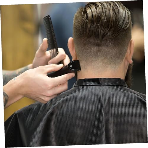 Capa impermeable para teñir cabello 2 piezas negra miniatura 6