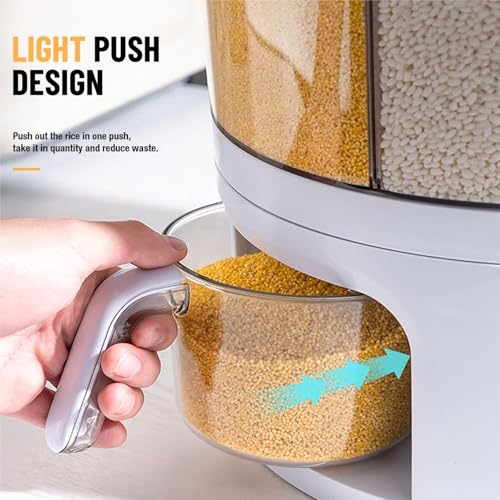Distributeur de céréales rotatif à 6 grilles pour riz et aliments secs