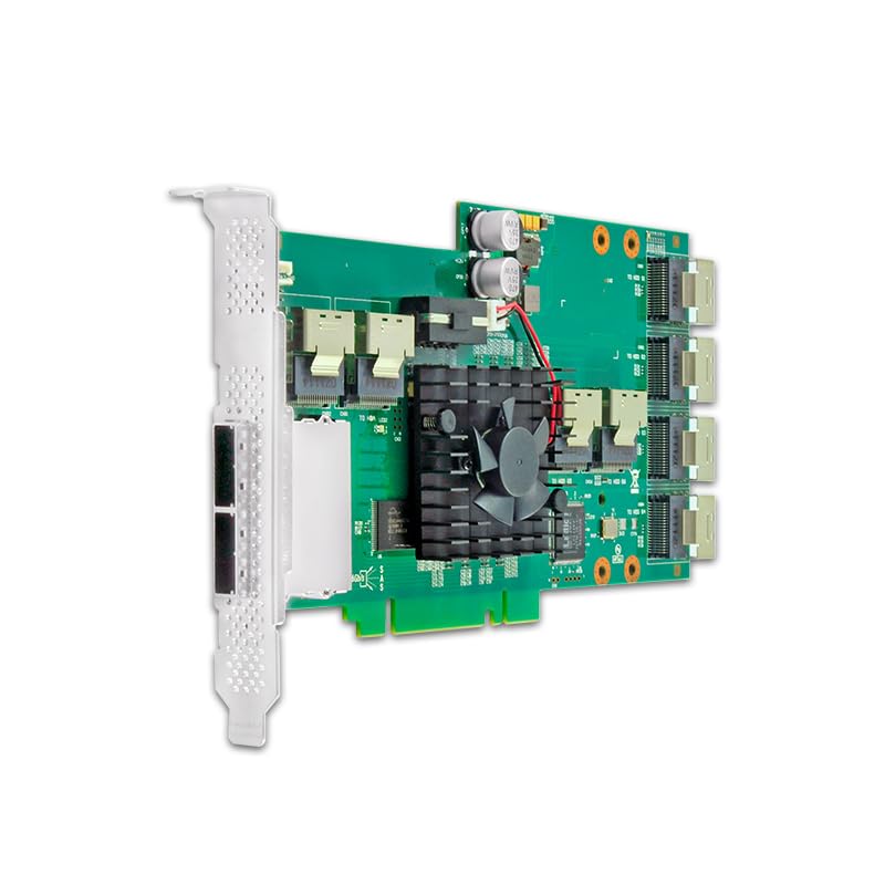 Scheda di espansione SAS/SATA a 24 porte, 6 Gbps, interfaccia SFF-8087/8088, PCIe