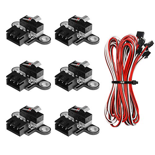 Genmitsu micro-interrupteurs de fin de course 6PCS avec câble 1M 3 broches pour 3018-PROVer/3018-MX3/3018-PROVer Mach3 Cover