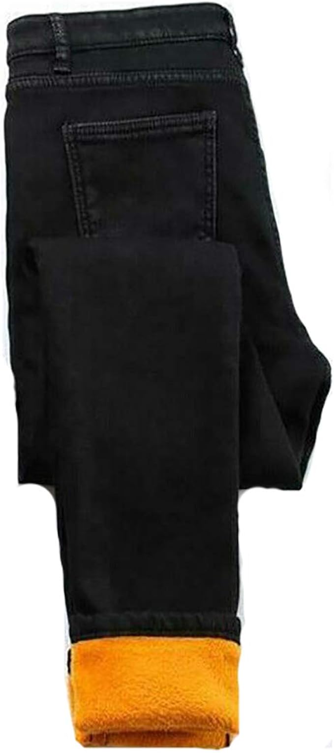 Fleece denim jeggings Clearance