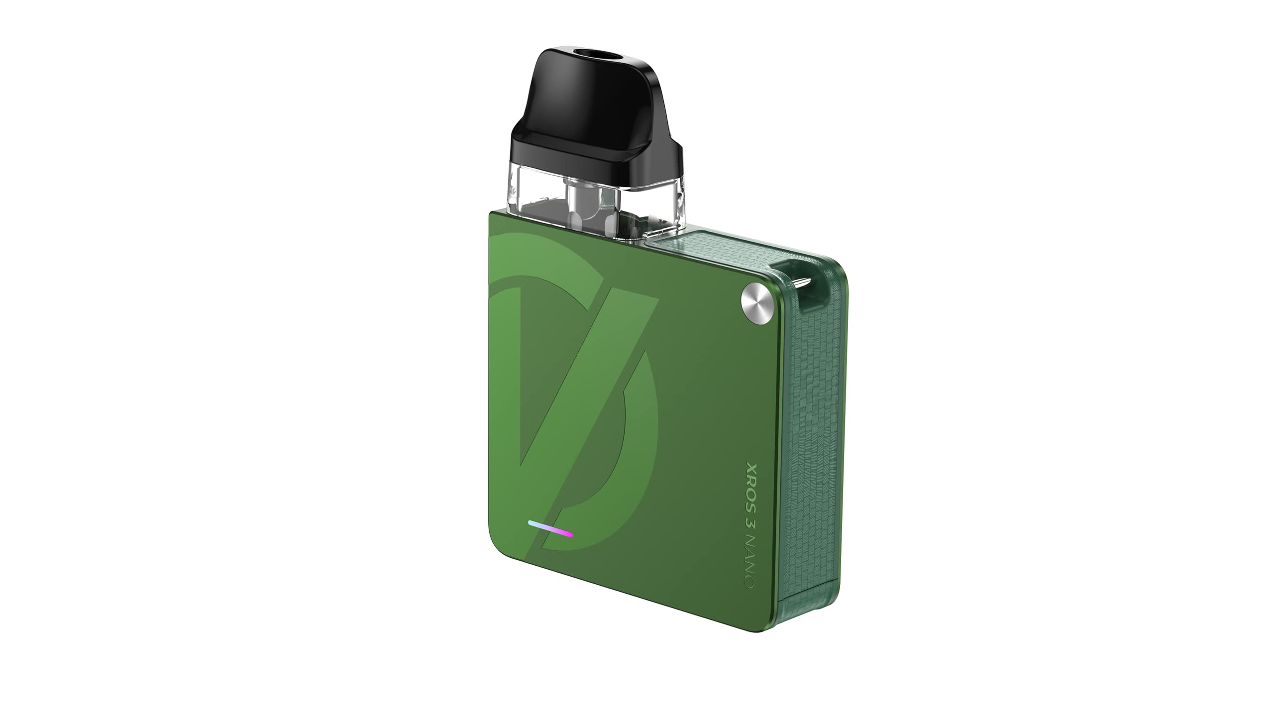 Vaporesso Xros 3 Nano Kit Integrated 1000mAh Battery seep-Proof Protection DTL pod Vape Starter kit 2X XROS pods No Nicotine (Olive Green), 1 Count